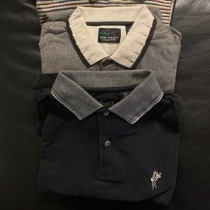 Three Sz Large Golf Polos